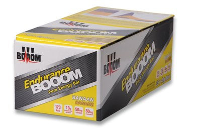 BOOOM Endurance Energy Bar Banana Box (35 Pack)