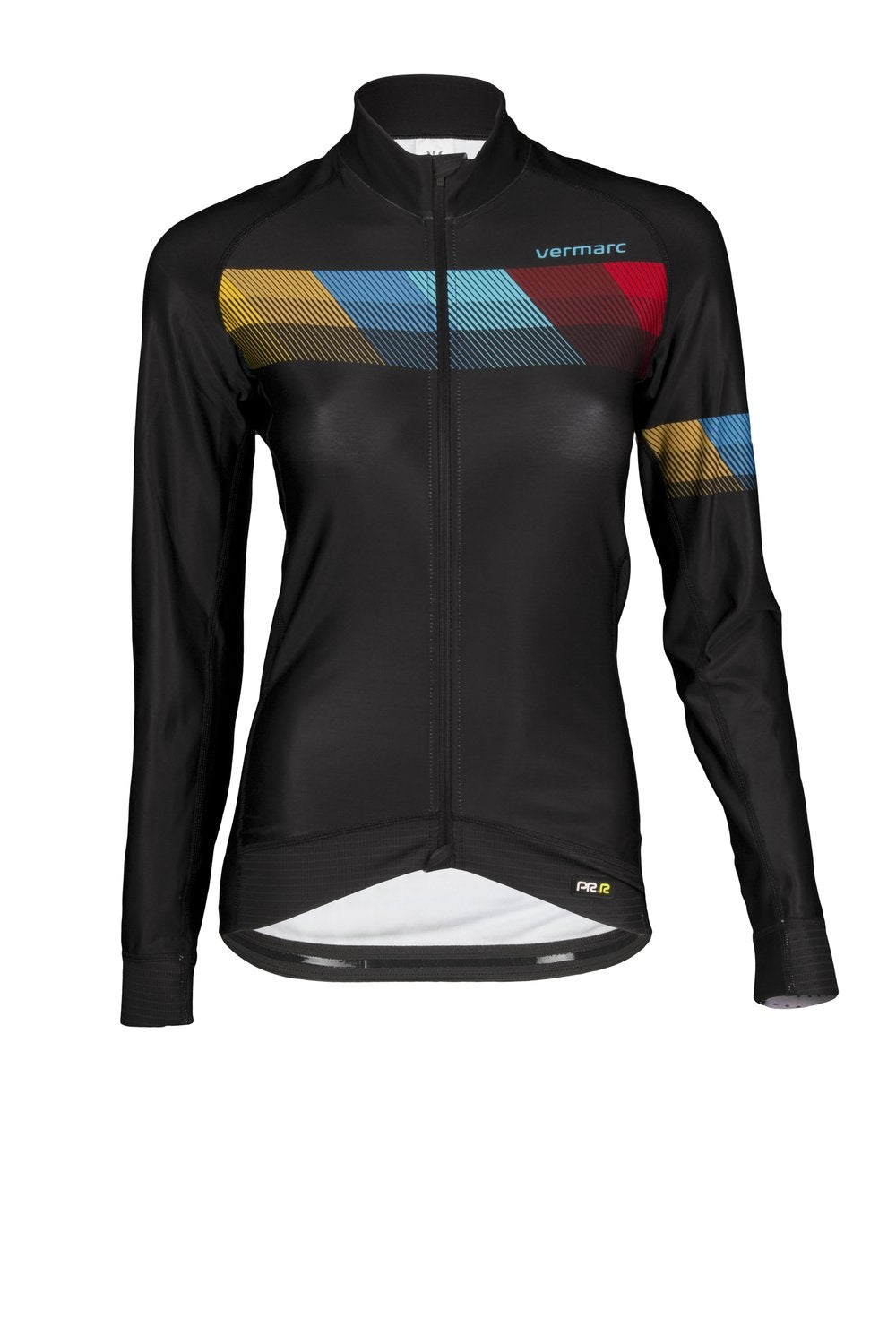 Vermarc chroma pr.r dames fietsshirt met lange mouwen zwart
