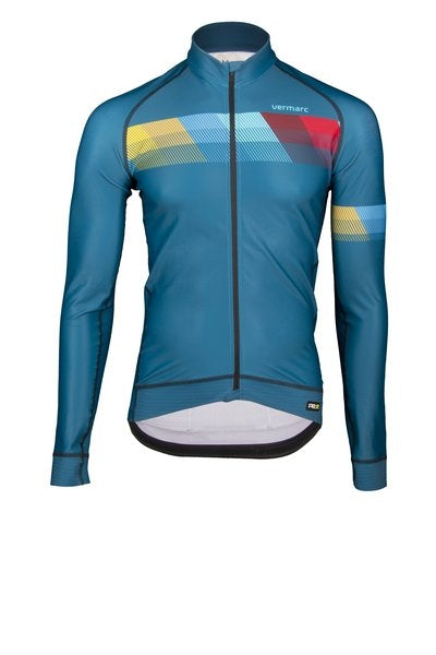Vermarc chroma pr.r fietsshirt met lange mouwen petrol