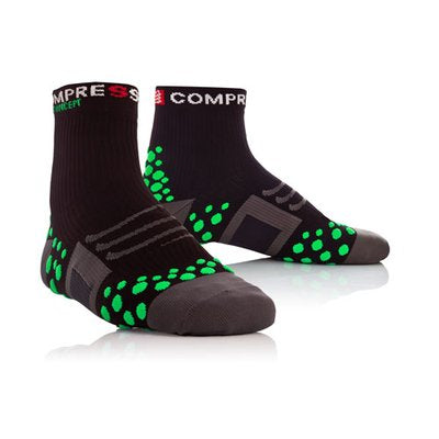 COMPRESSPORT Bike Socks High Black Green