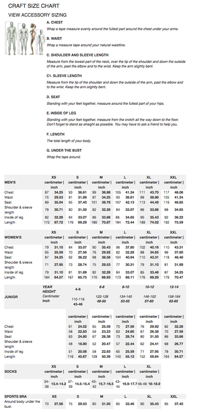 Craft verve lange fietsbroek met bretels zwart