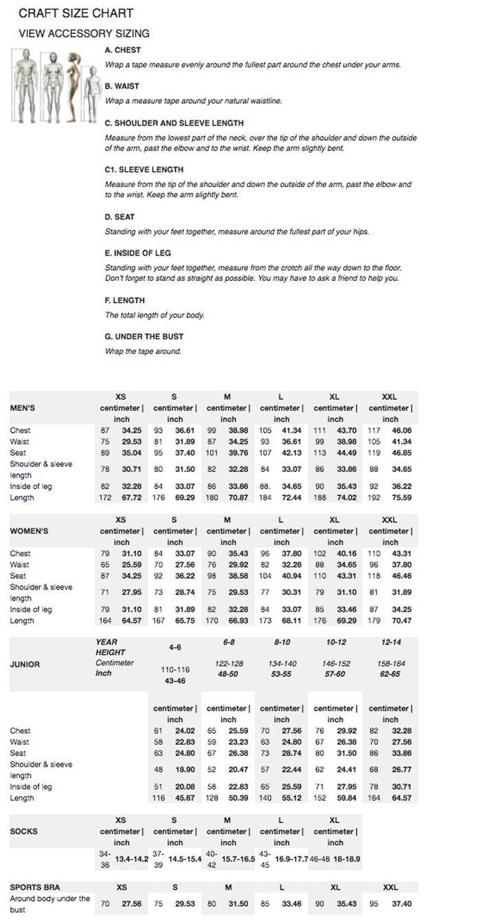 Craft Core 2-Pack Baselayer Tops W - Black-White