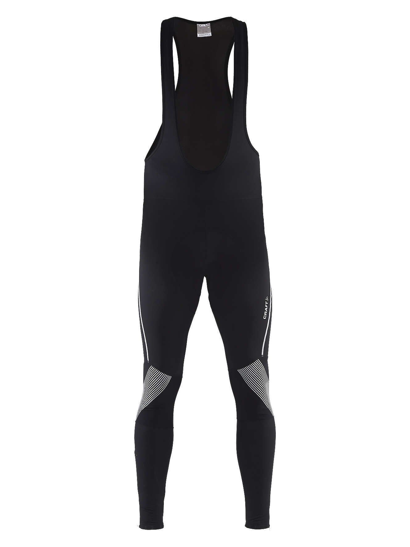 Craft verve lange fietsbroek met bretels zwart