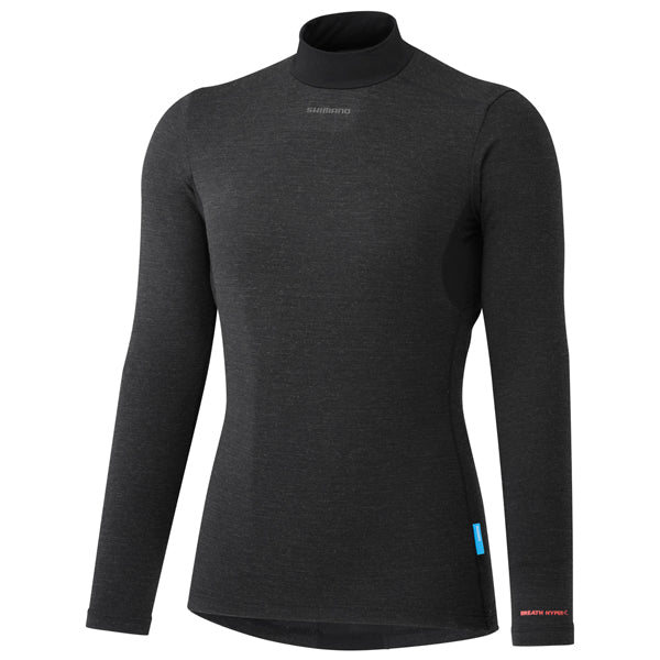 Shimano breath hyper dames ondershirt met lange mouwen zwart