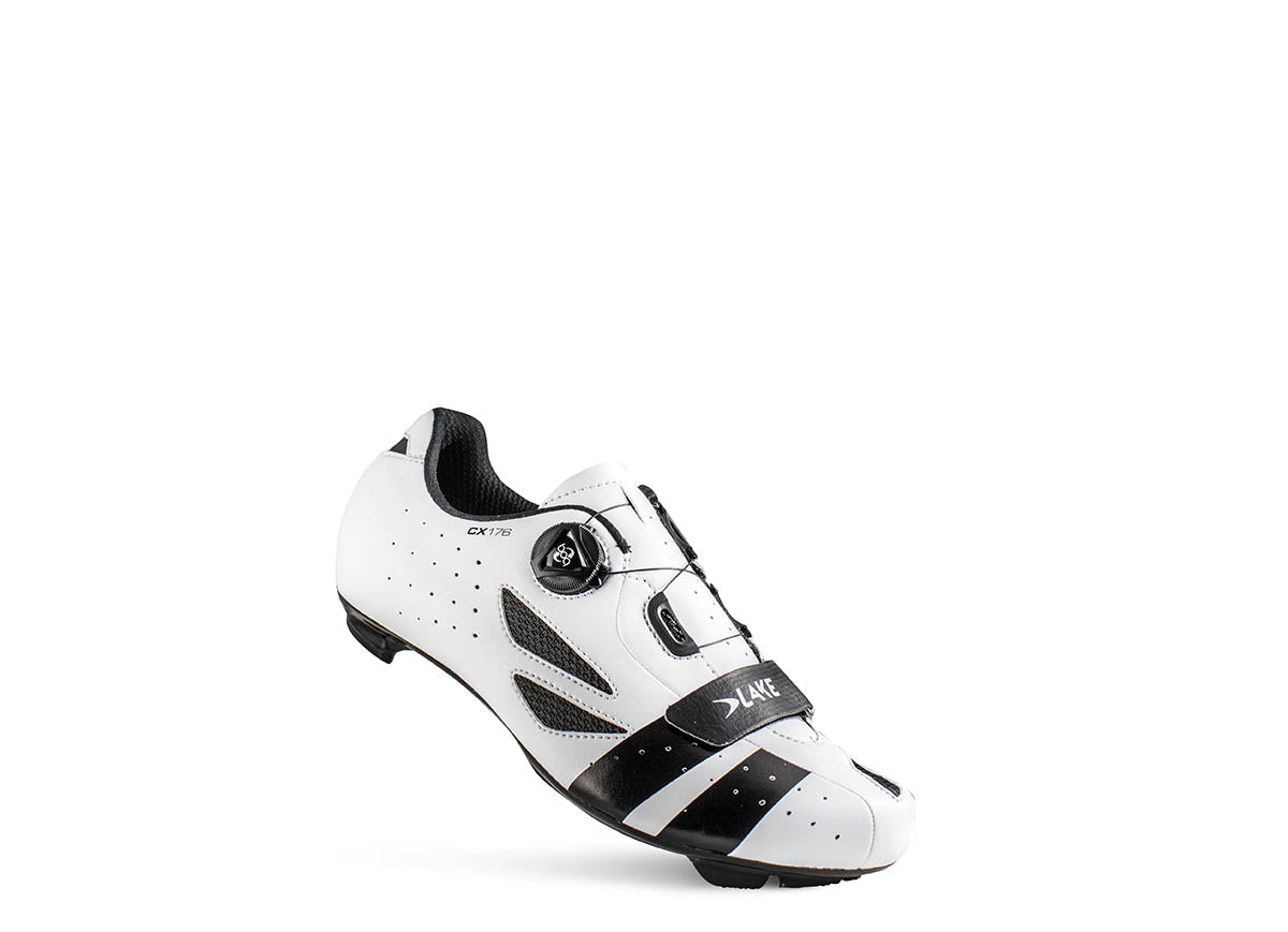 Lake CX176 Fietsschoen Race White/Black