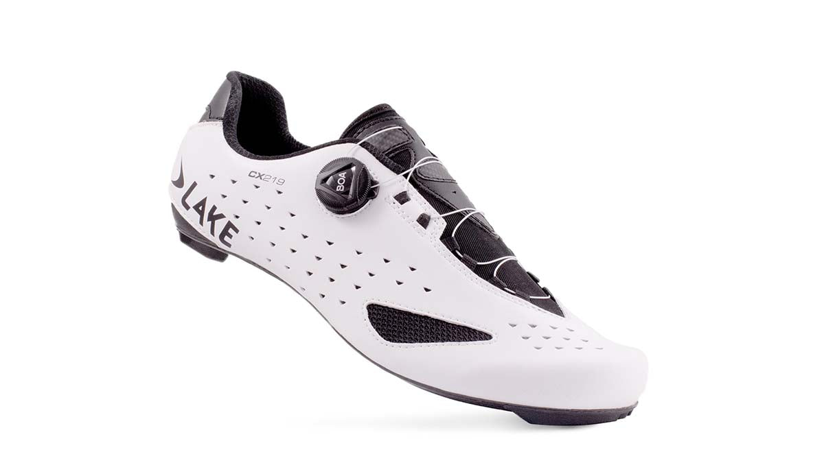 Lake CX219 Fietsschoen Race - White/Black