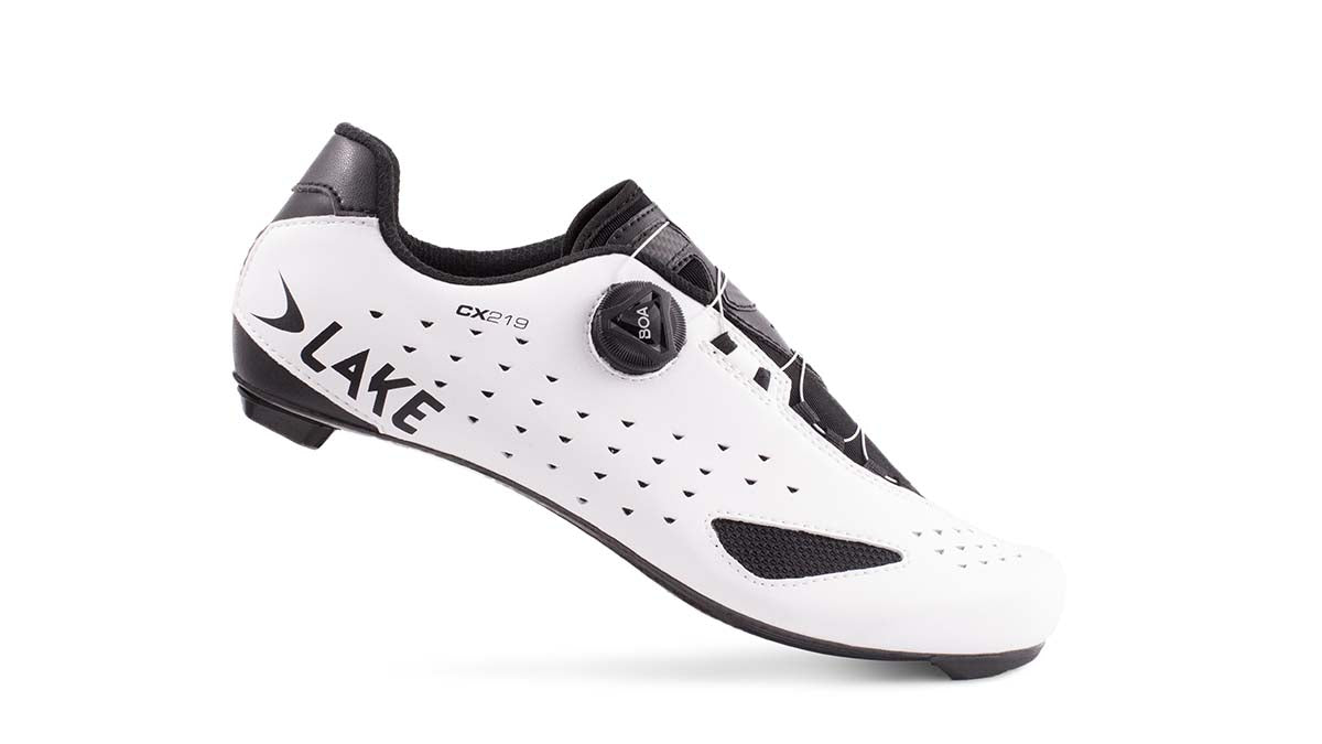 Lake CX219 Fietsschoen Race - White/Black
