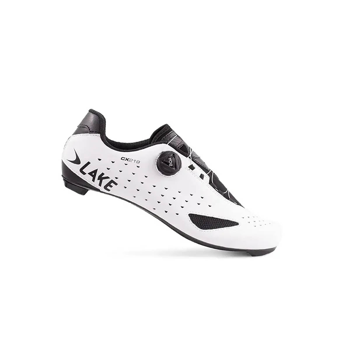Lake CX219 Fietsschoen Race Wide Fit - White/Black