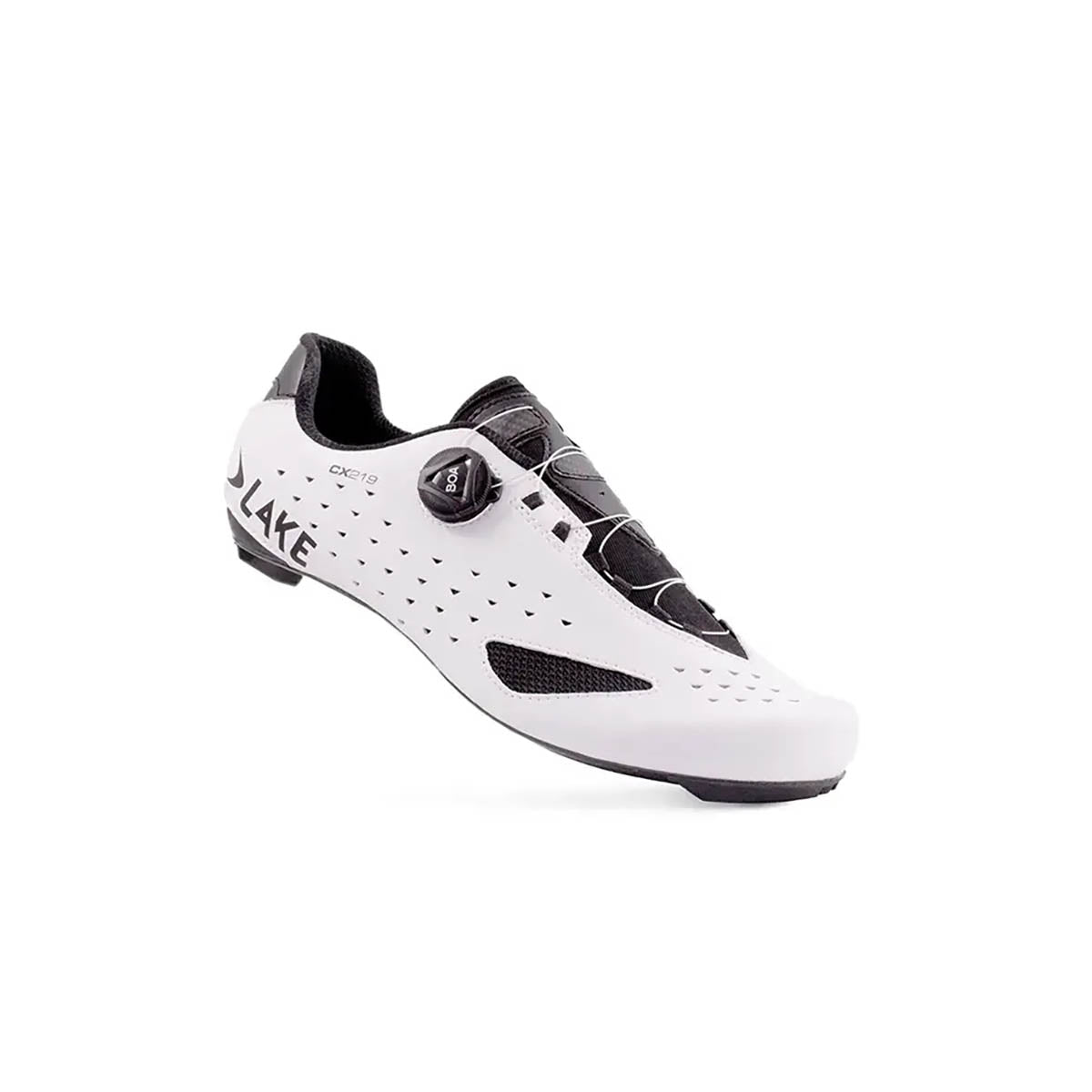 Lake CX219 Fietsschoen Race Wide Fit - White/Black