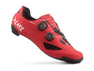 Lake CX238 Wide fit Fietsschoen Race Red/ White Clarino