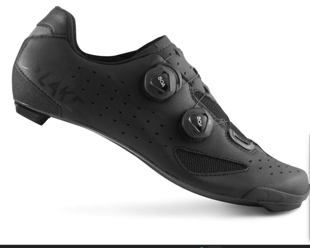 Lake CX238 Fietsschoen Race Black/Black Wide Fit