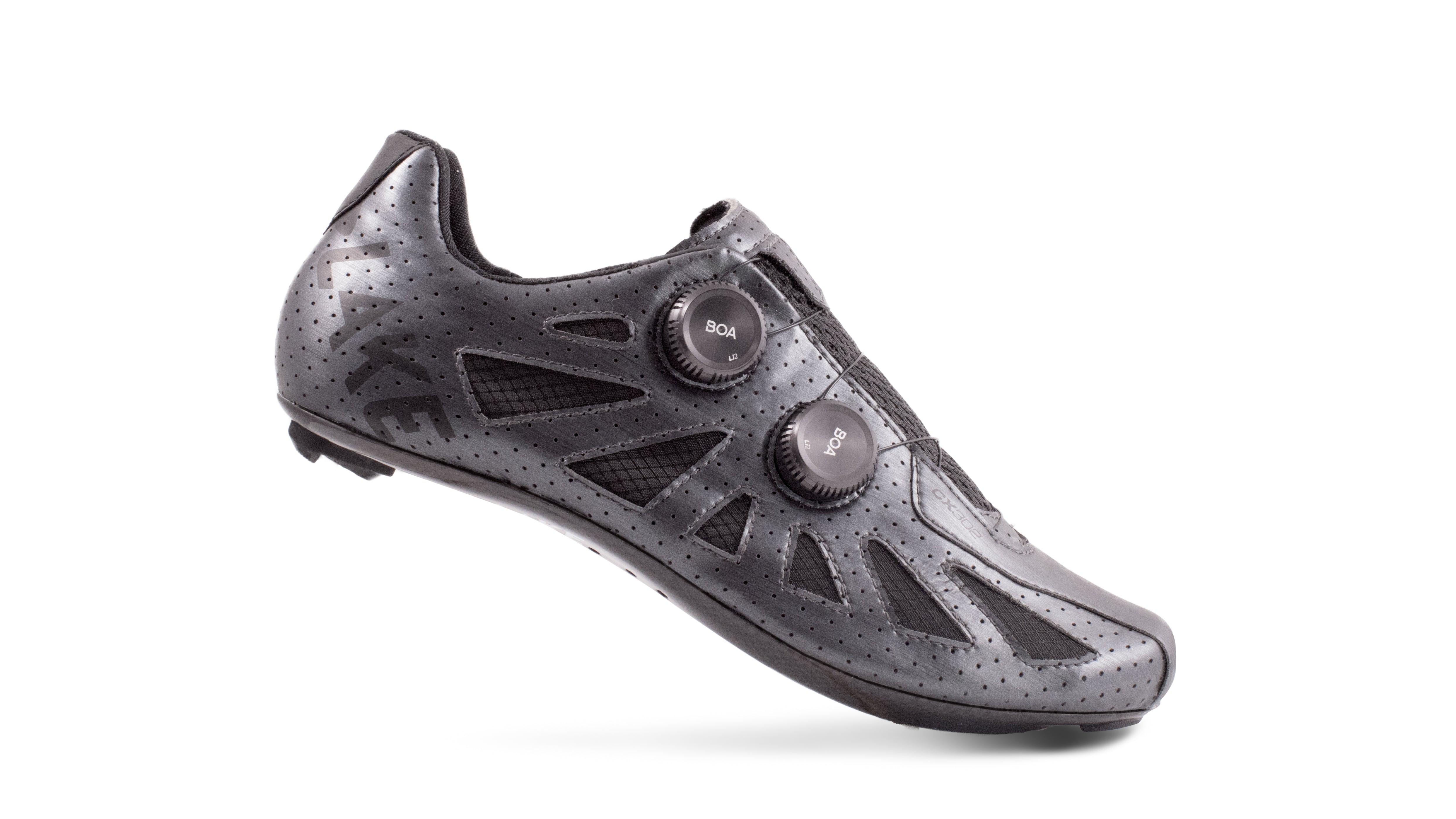 Lake CX302 Fietsschoen Race Metal/ Black