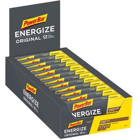 Powerbar energize reep chocolate 55g box 25 pcs