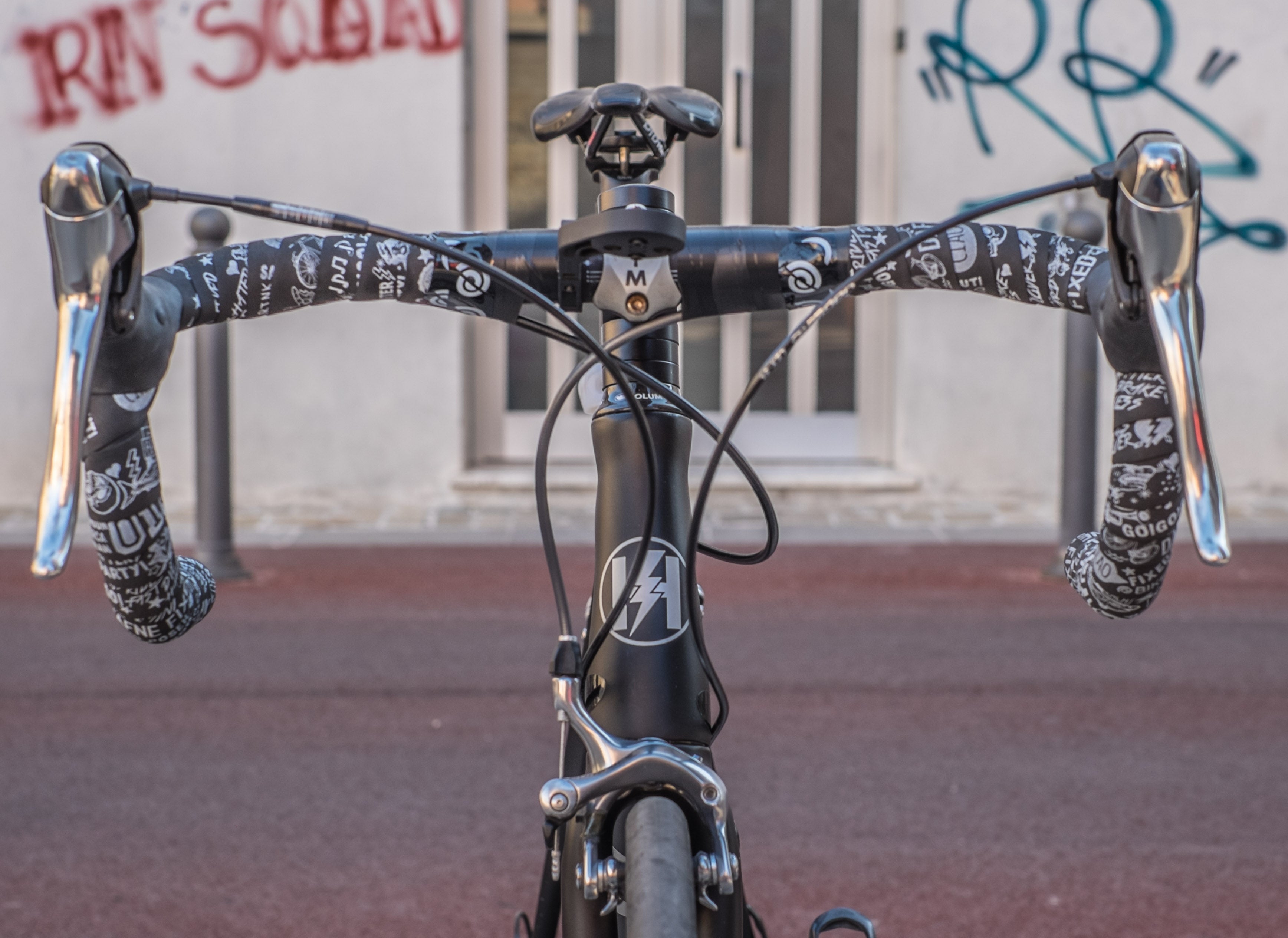 BIKE RIBBON Dafne Cork Stuurlint Black