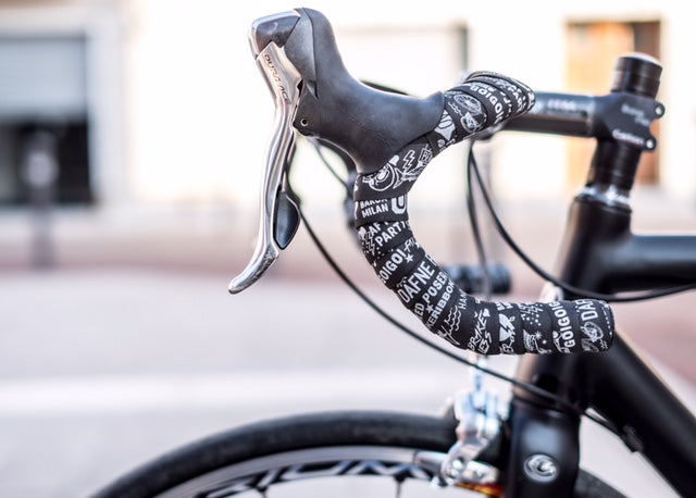 BIKE RIBBON Dafne Cork Stuurlint Black