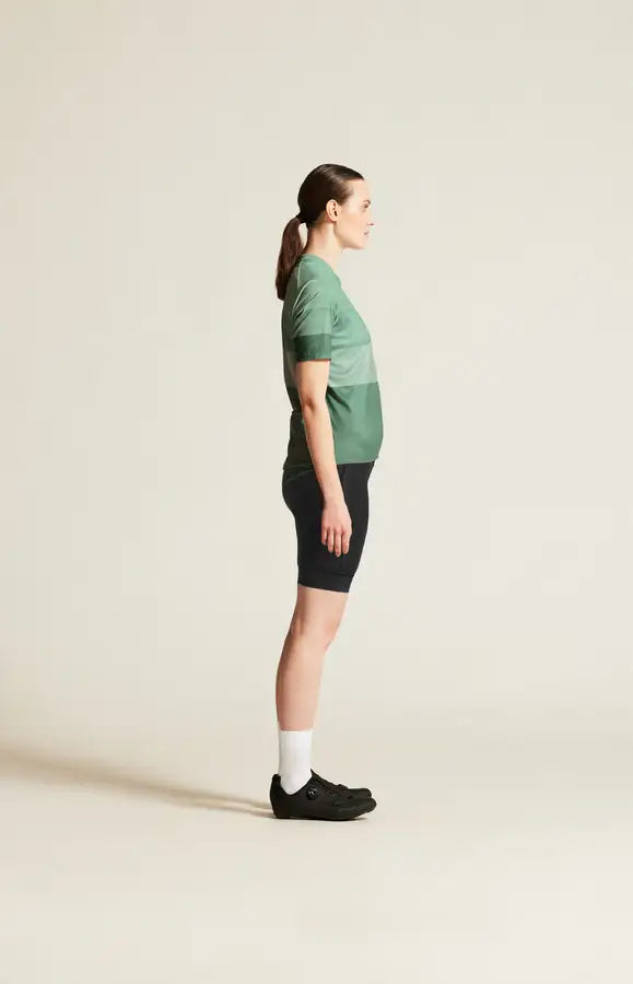 Craft Core Endur Logo Jersey W - Thyme / Glacial