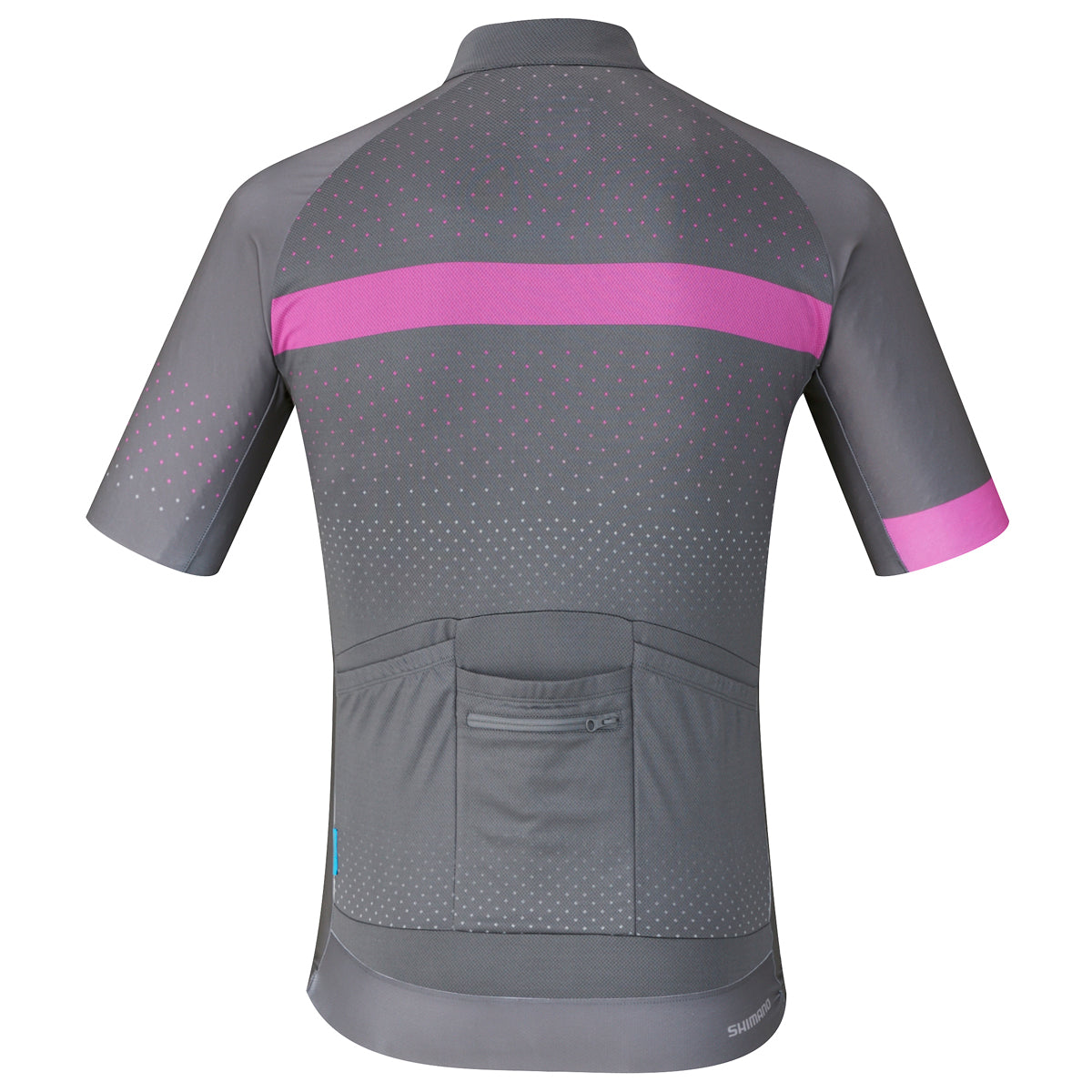 Shimano breakaway fietsshirt met korte mouwen grijs