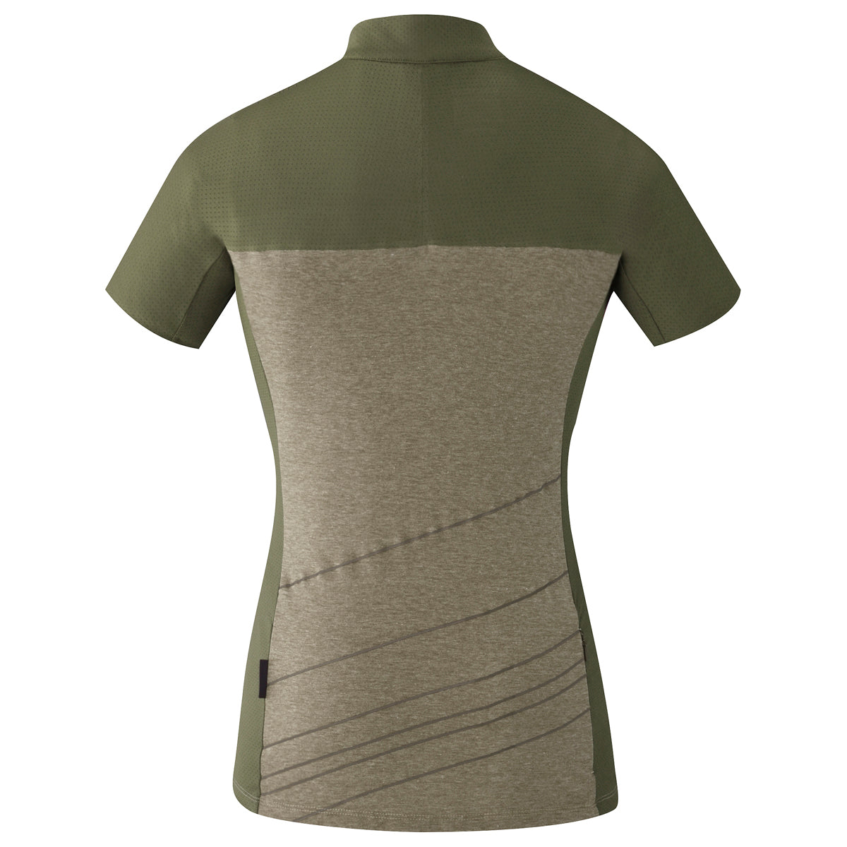 Shimano trail dames fietsshirt met korte mouwen dusky groen