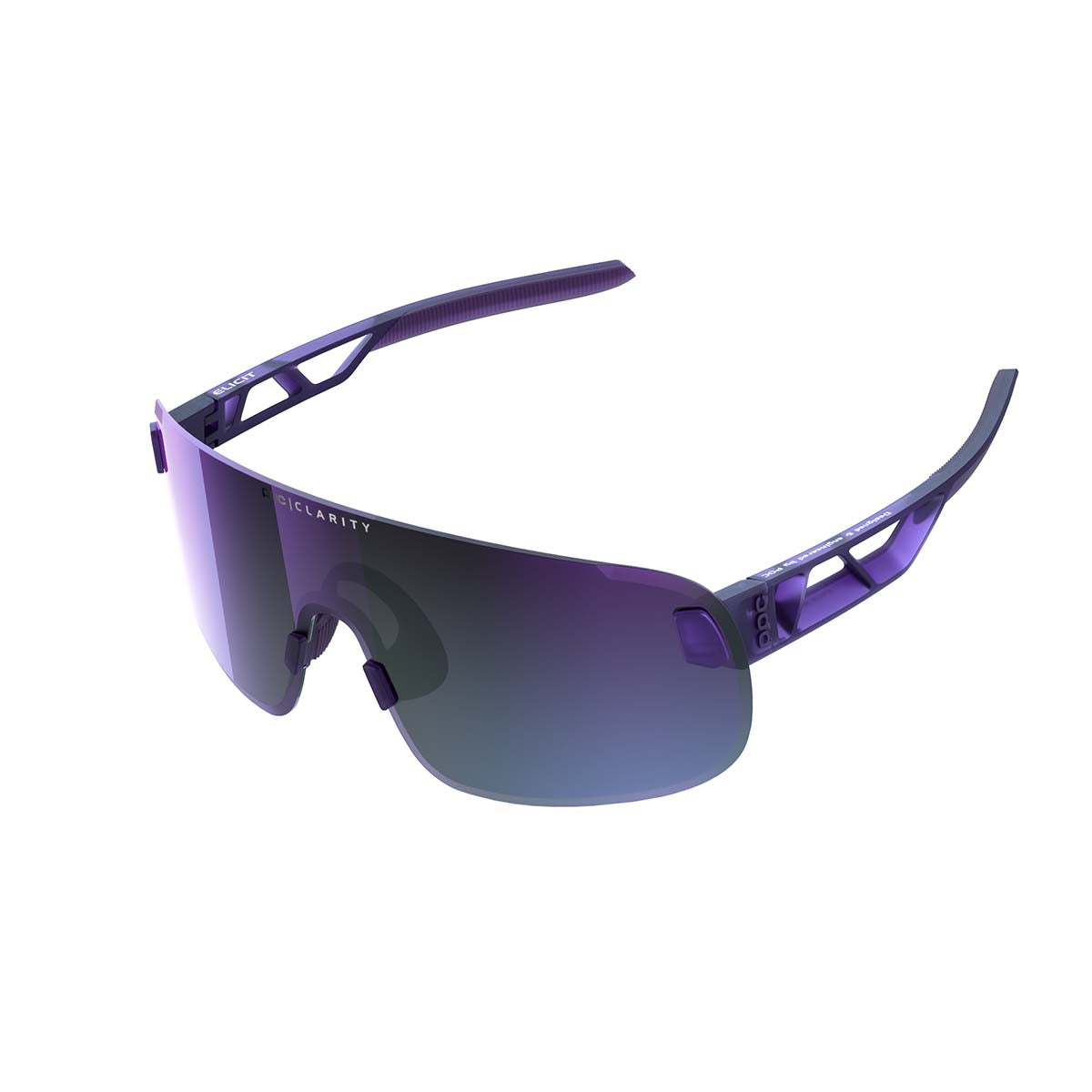 Poc Elicit Bril Clarity Define/Violet Mirror Lens - Sapphire Purple Translucent
