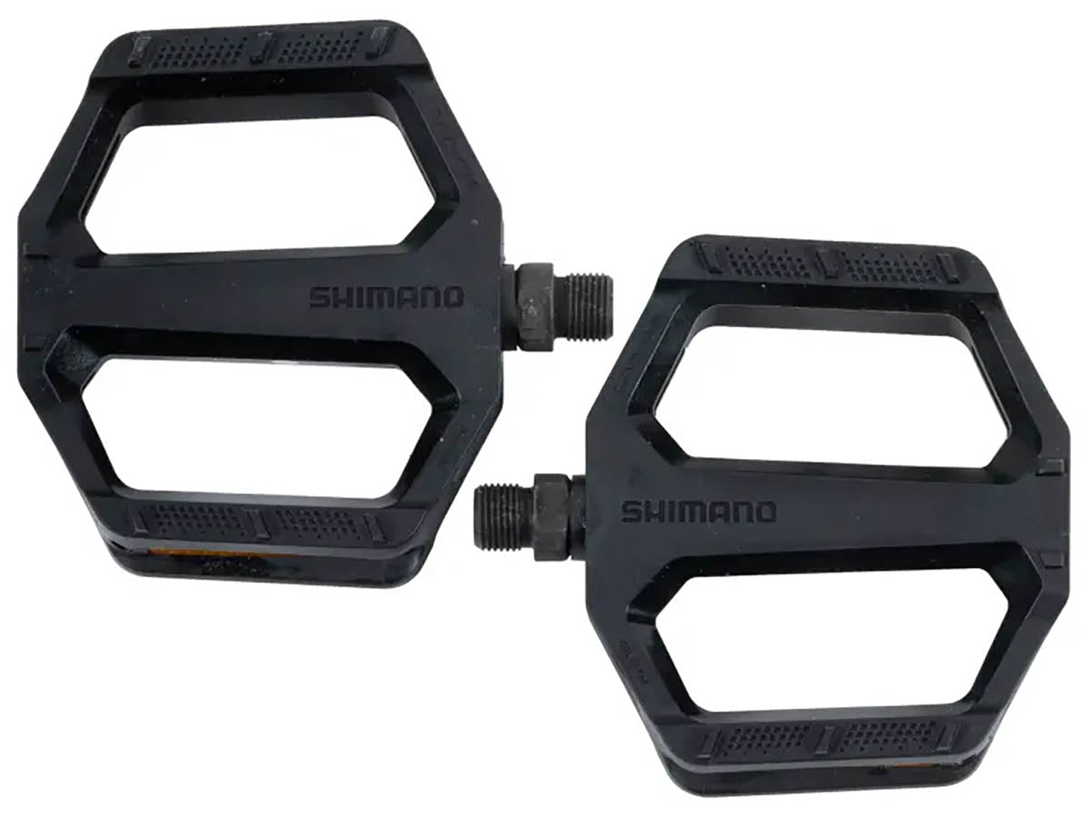 SHIMANO Flat Pedals PD-EF102 Zwart met reflectoren
