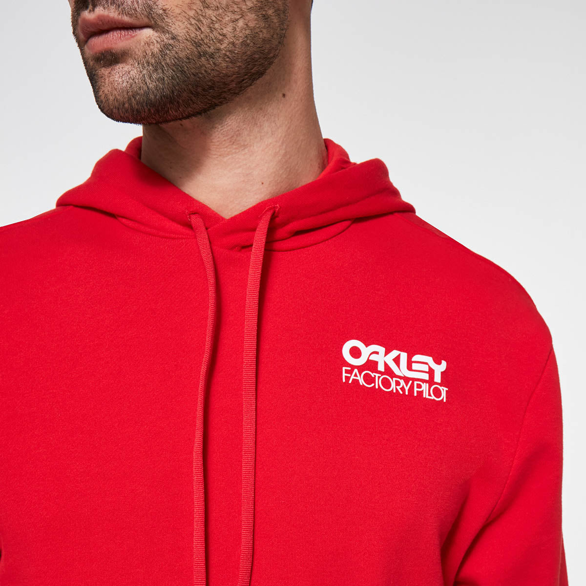 Oakley Freeride Fleece Hoodie - Red Line
