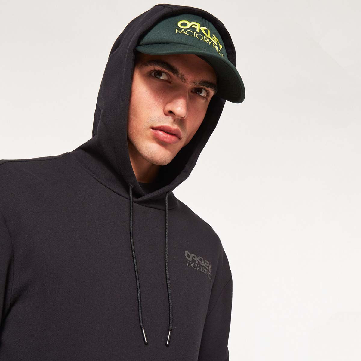 Oakley Freeride Fleece Hoodie - Tonal Black