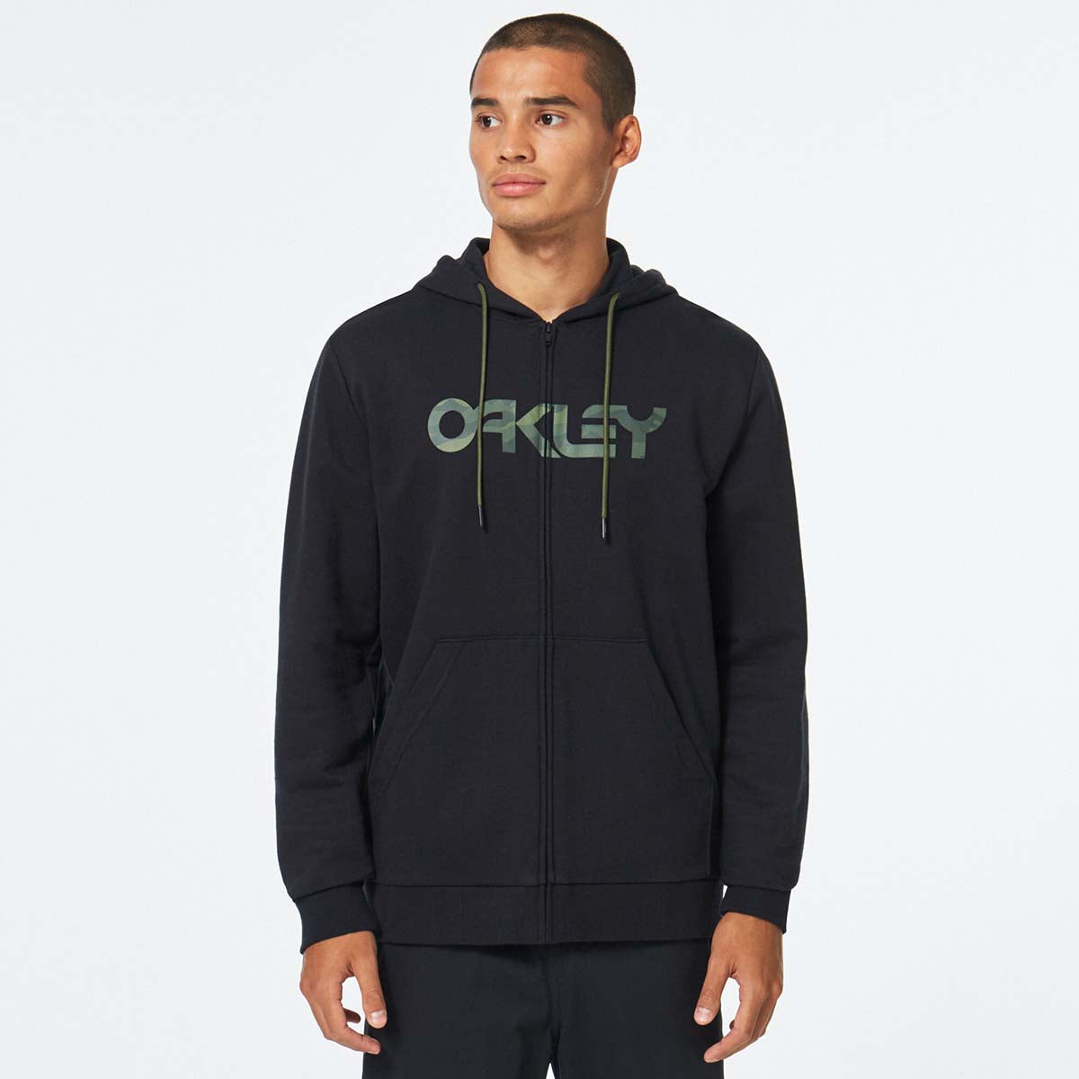 Oakley Teddy Full Zip Hoddie - Black/Core Camo