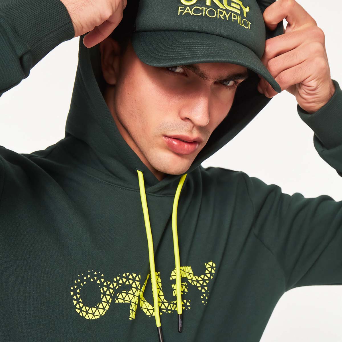 Oakley The Post Po Hoodie - Hunter Green (Helmet)