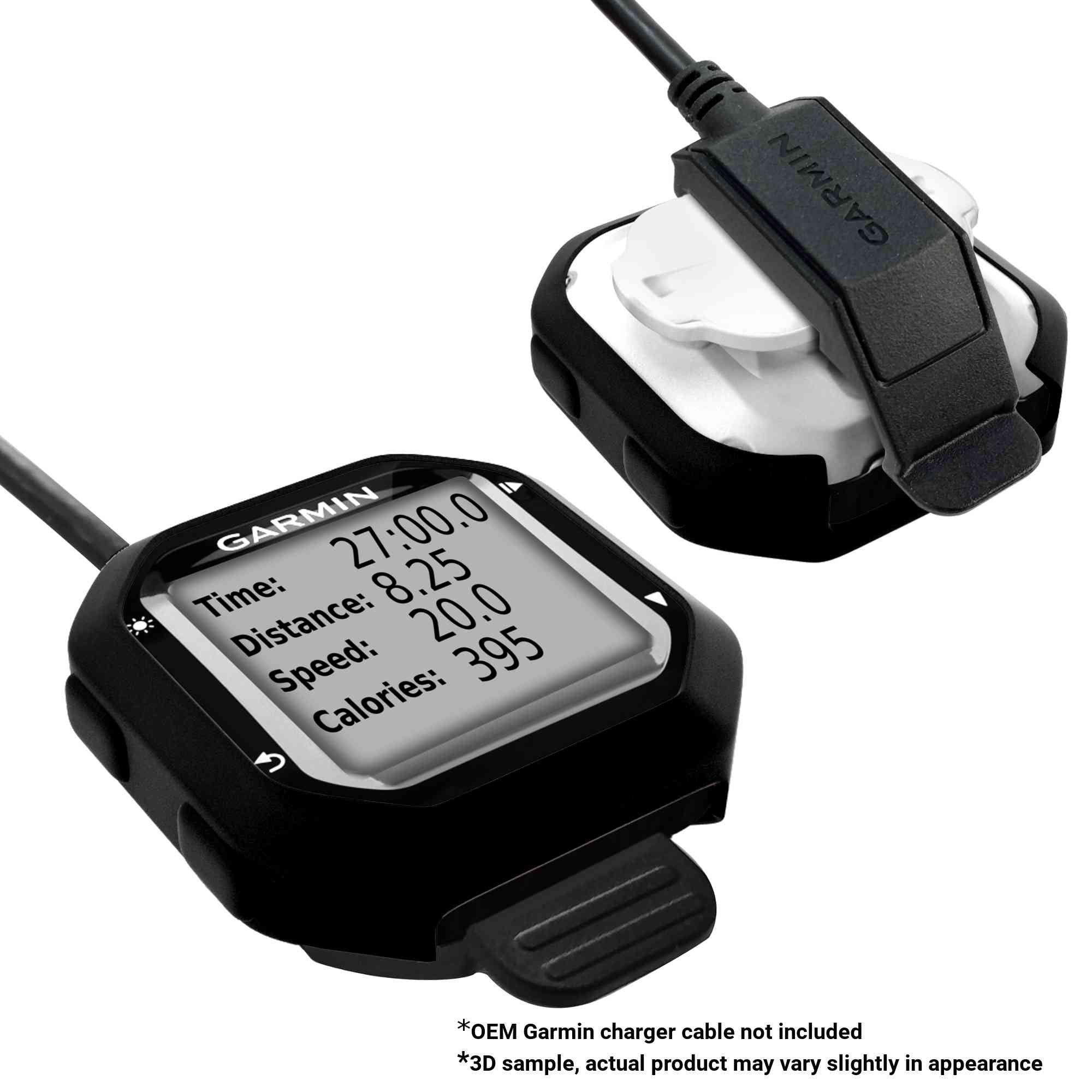 Tuffluv garmin edge 20/25 siliconen hoes zwart