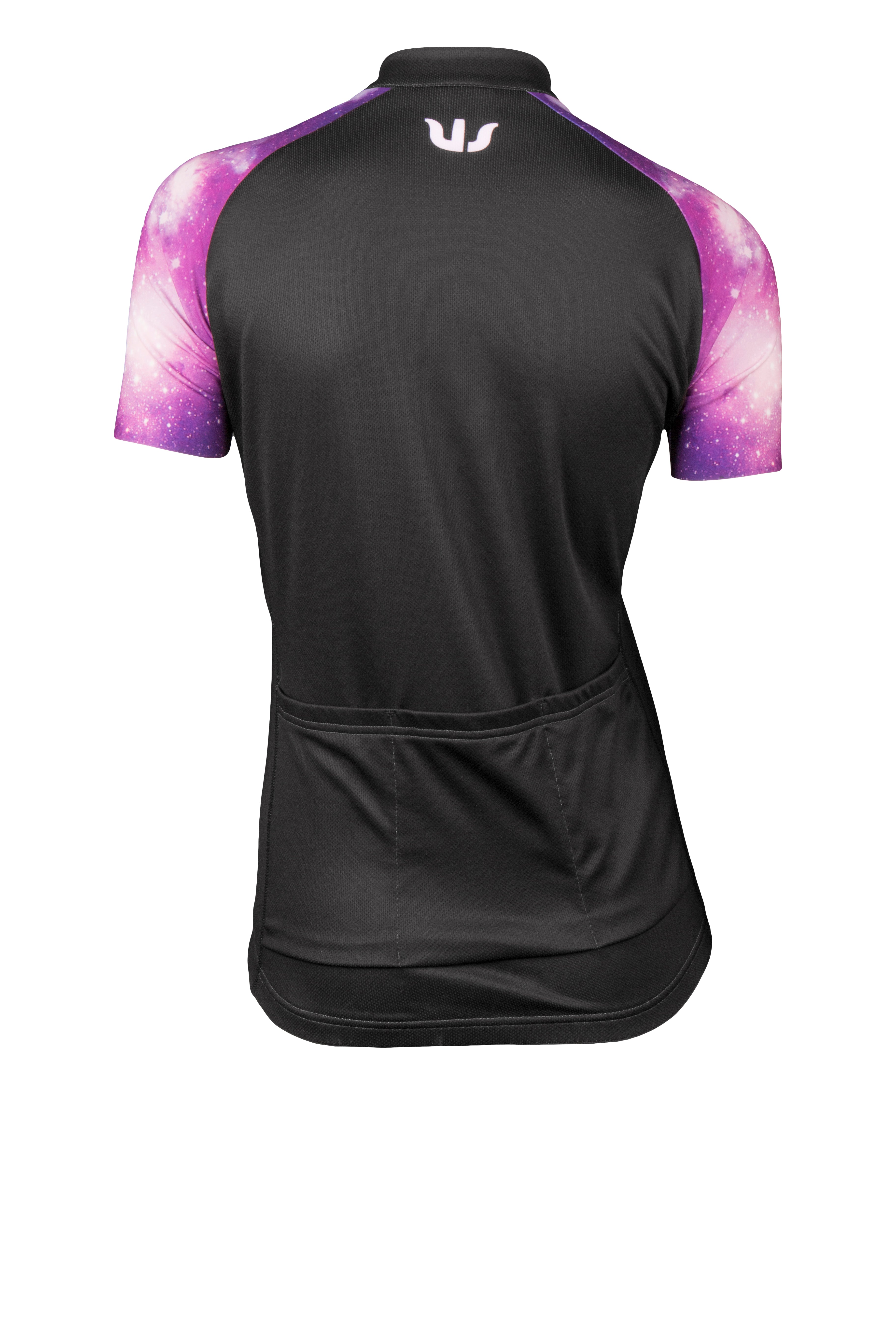 Vermarc galaxy dames fietsshirt korte mouwen zwart