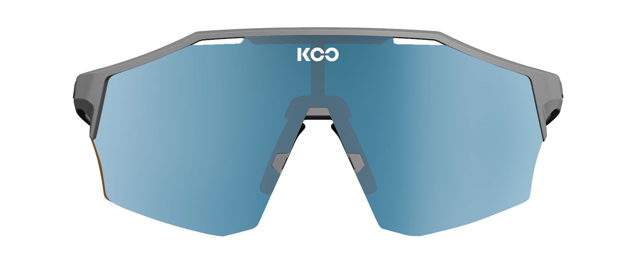 KOO Bril Alibi Grey Matt/ Turquoise Mirror