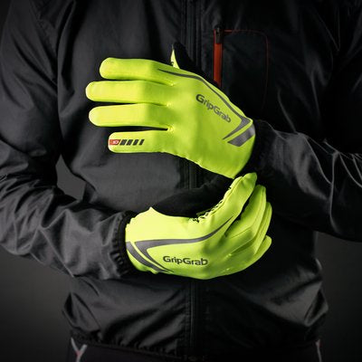 GripGrab Handschoen Running Expert Hi-Vis Fluo Yellow