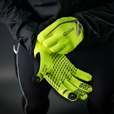 GripGrab Handschoen Running Expert Hi-Vis Fluo Yellow