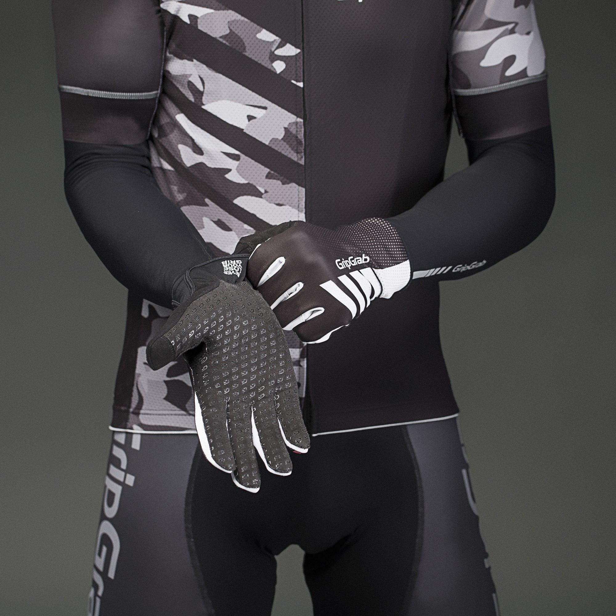 Gripgrab raptor fietshandschoen zwart wit