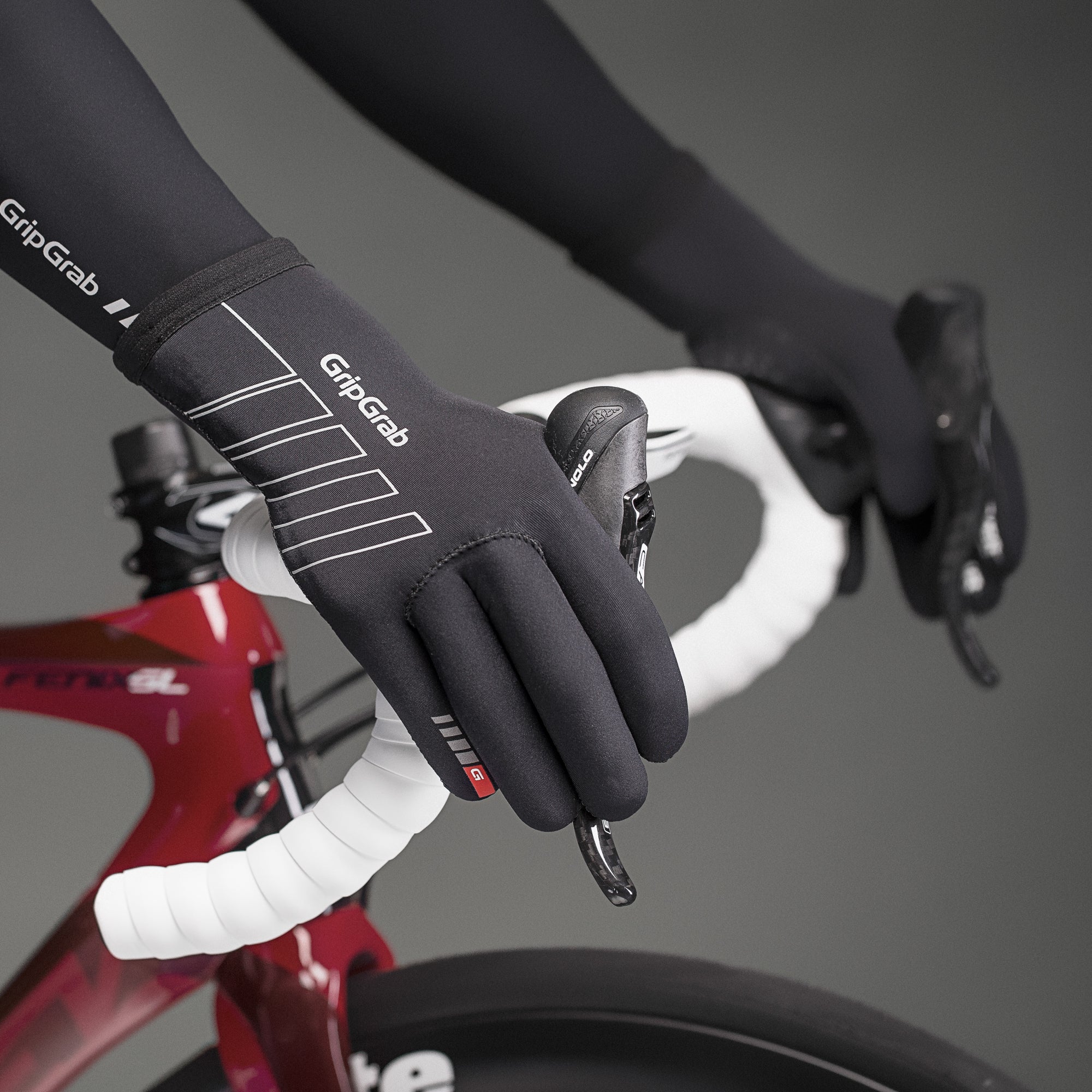 Gripgrab neoprene fietshandschoen zwart