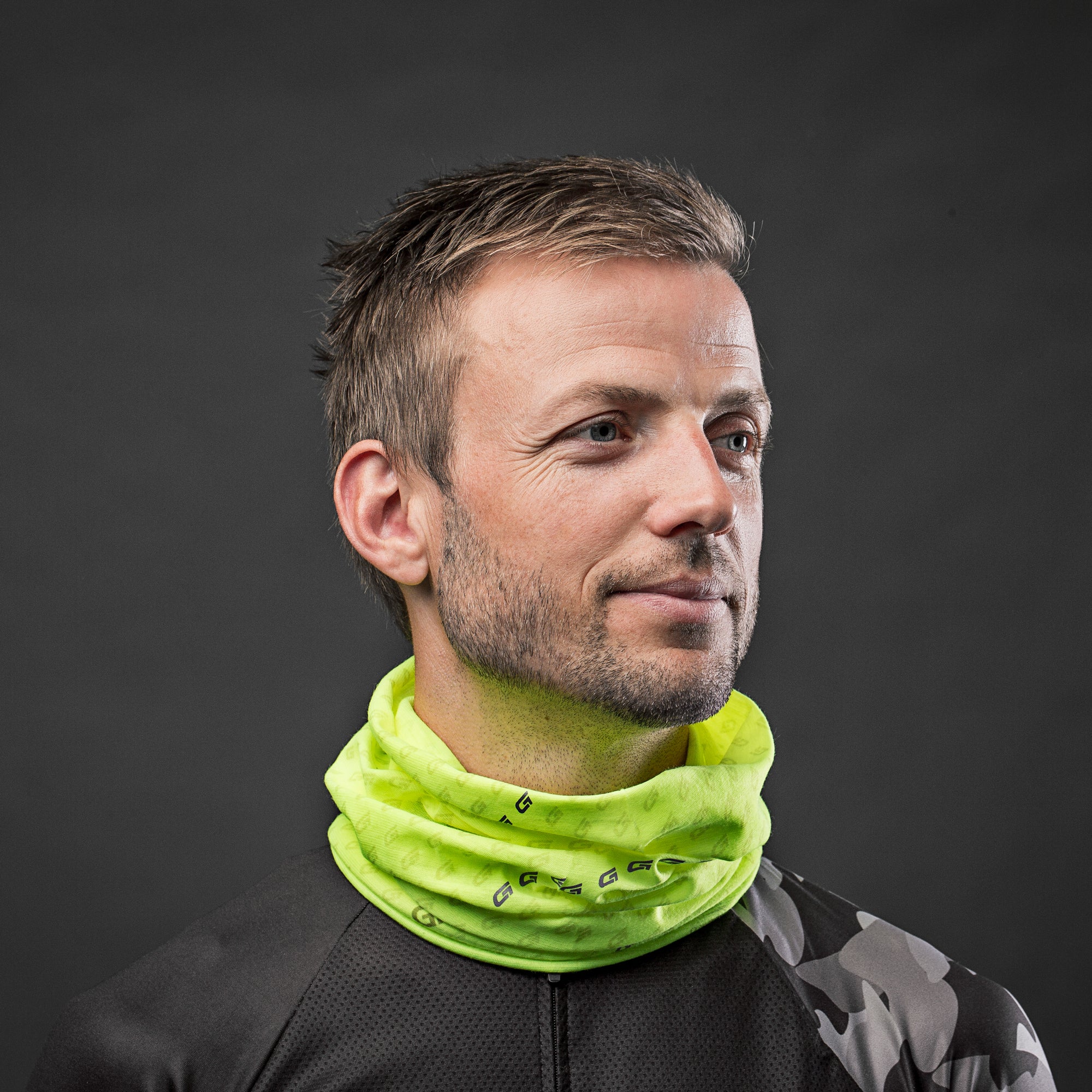 Gripgrab headglove hi-vis geel