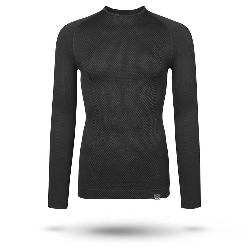 GripGrab expert seamless thermal ondershirt met lange mouwen zwart