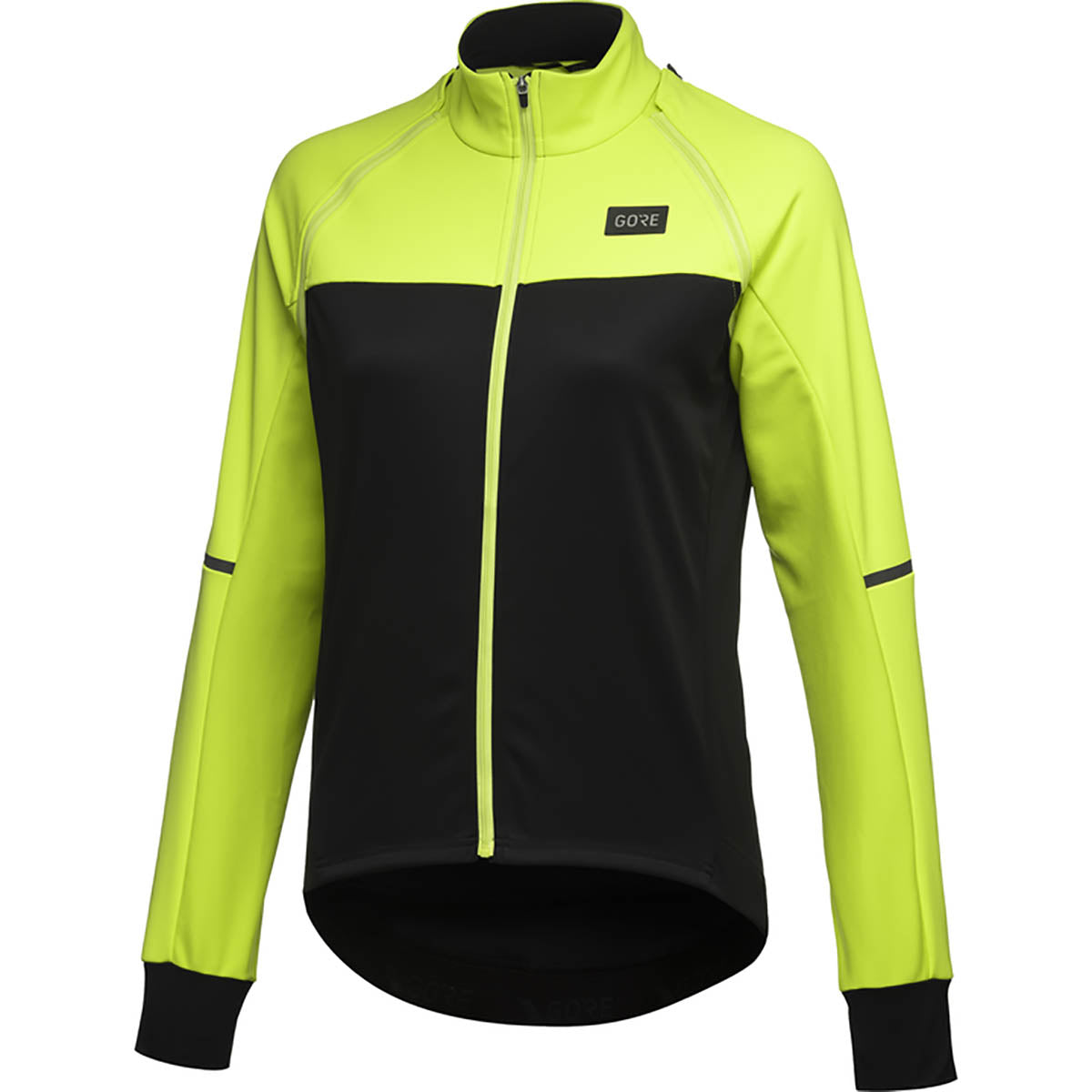 Gore Wear Phantom Jacket Womens - Black/Neon Yellow