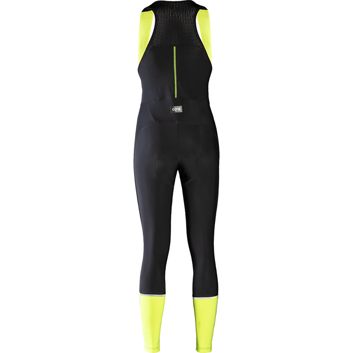 Gore Wear Progress Thermo Bib Tights+ Womens - Black/Neon Yellow