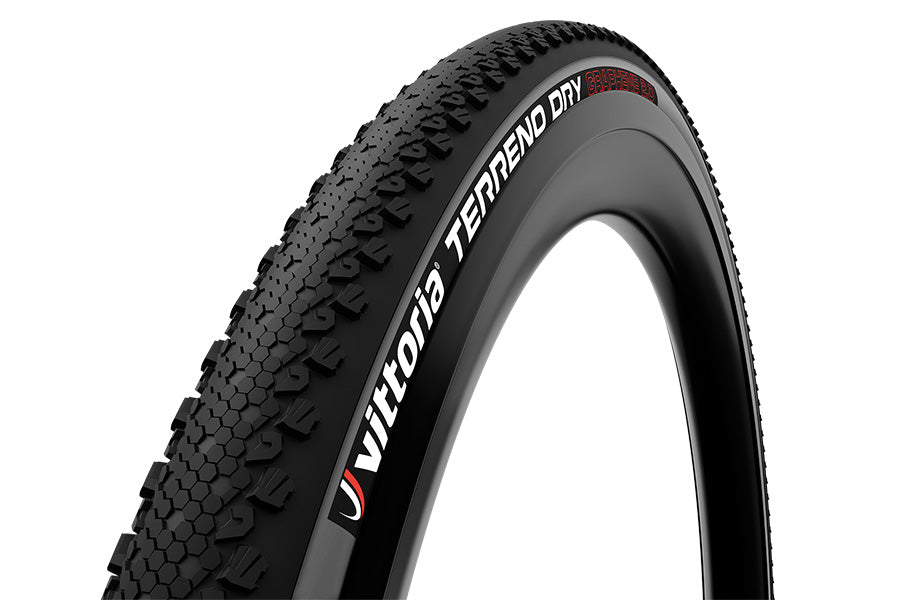 Vittoria terreno dry tnt G2 gravel vouwband 700x45C grijs zwart