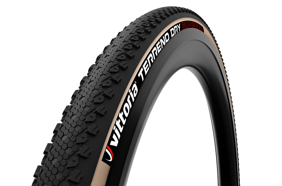 Vittoria Terreno dry tnt G2 gravel vouwband 700x38C Tan/Zwart