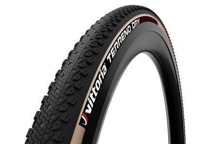 Vittoria Terreno dry tnt G2 gravel vouwband 700x47C Tan/Zwart