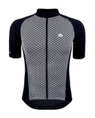 Megmeister Jersey Houndstooth Black