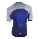 Uyn alpha fietsshirt met korte mouwen medieval blauw sleet grijs