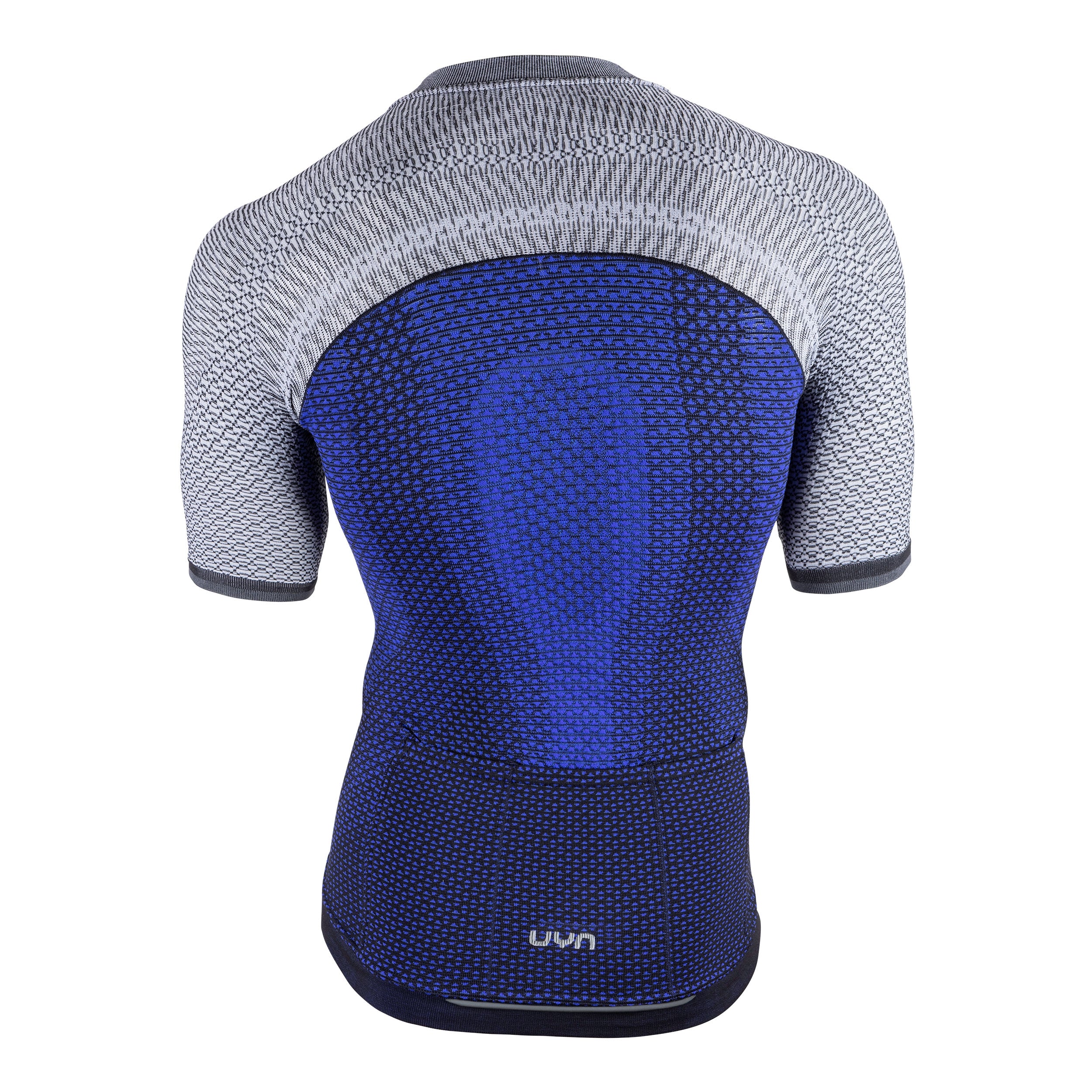 Uyn alpha fietsshirt met korte mouwen medieval blauw sleet grijs