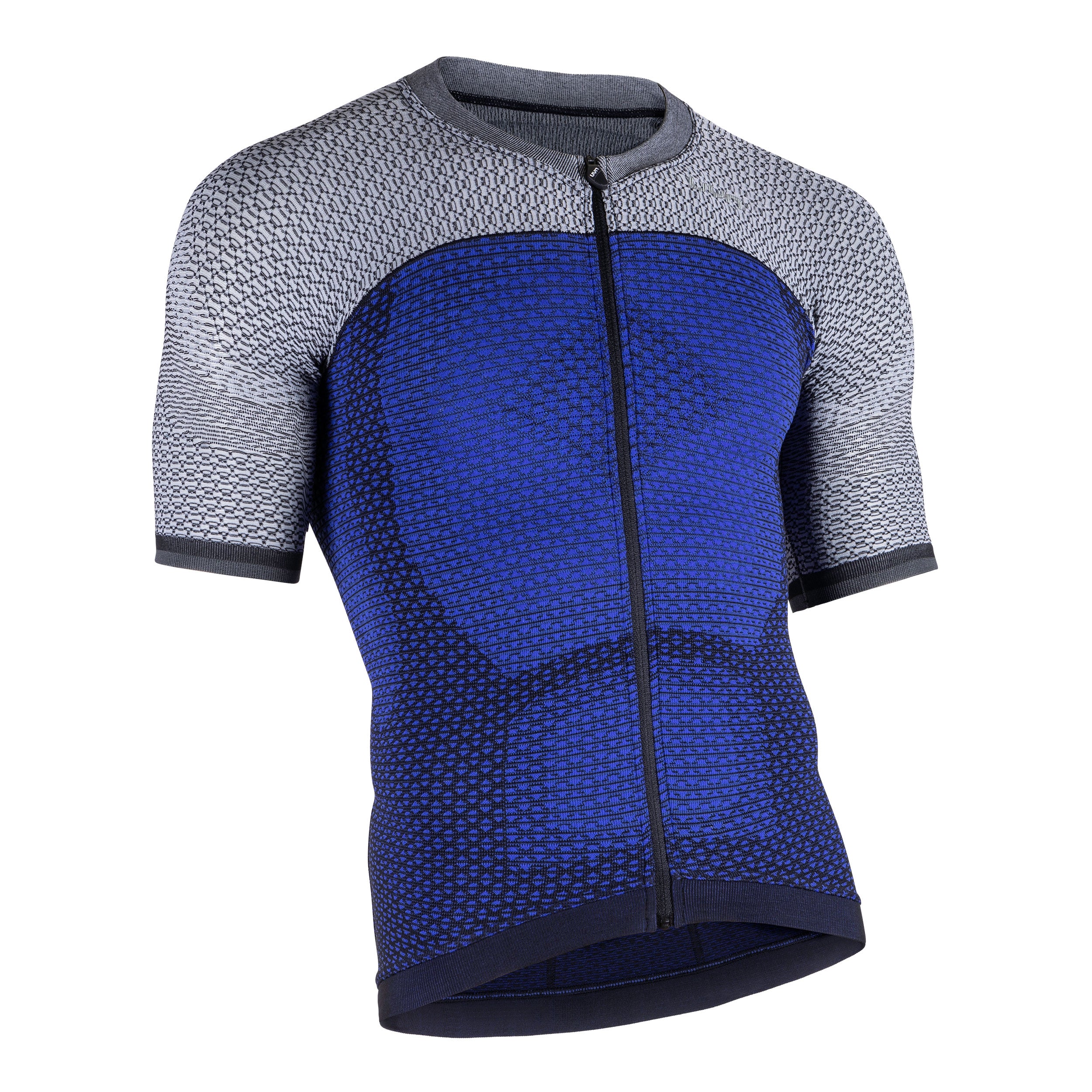 Uyn alpha fietsshirt met korte mouwen medieval blauw sleet grijs