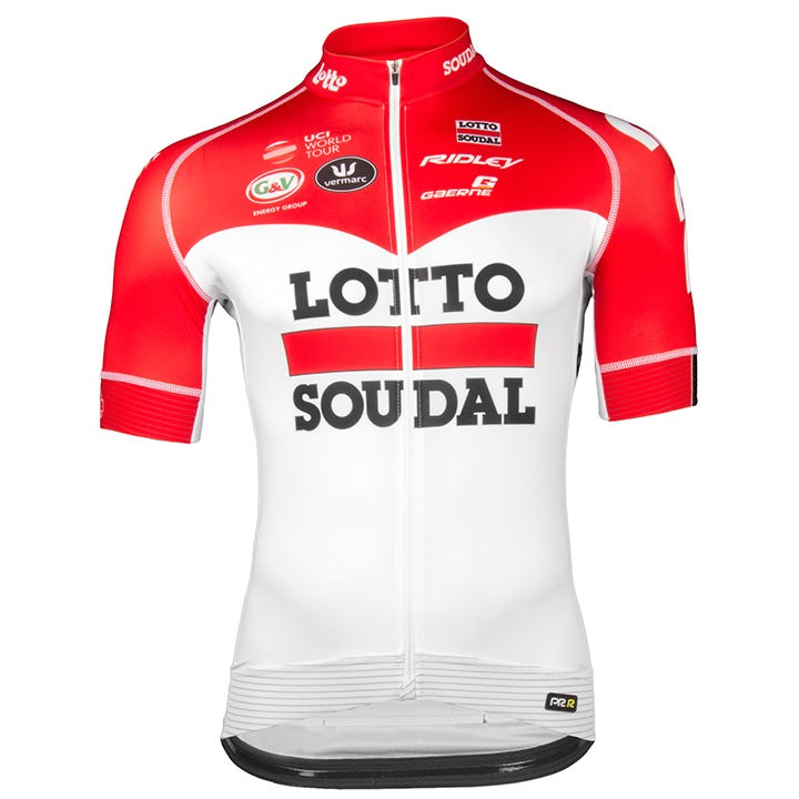 Vermarc lotto soudal PRR fietsshirt met korte mouwen 2018