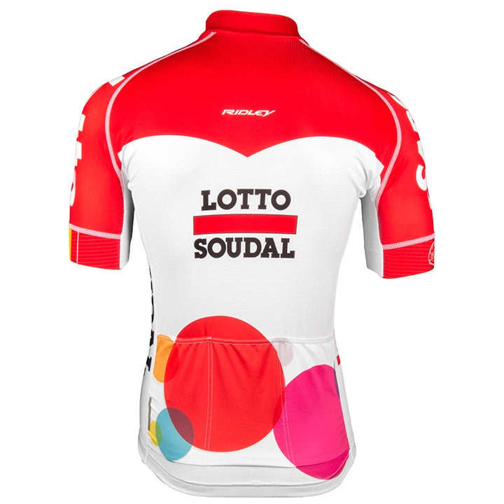Vermarc lotto soudal PRR fietsshirt met korte mouwen 2018