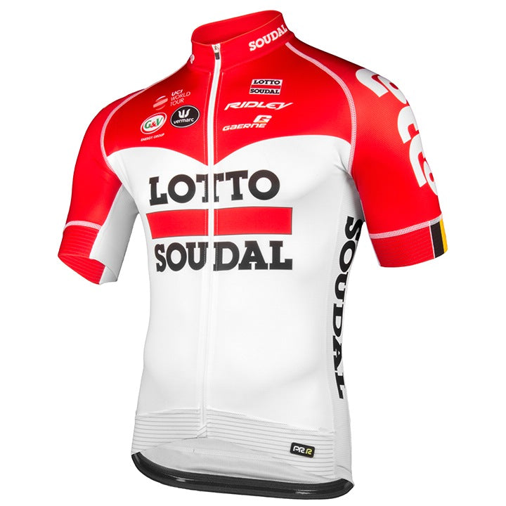 Vermarc lotto soudal PRR fietsshirt met korte mouwen 2018