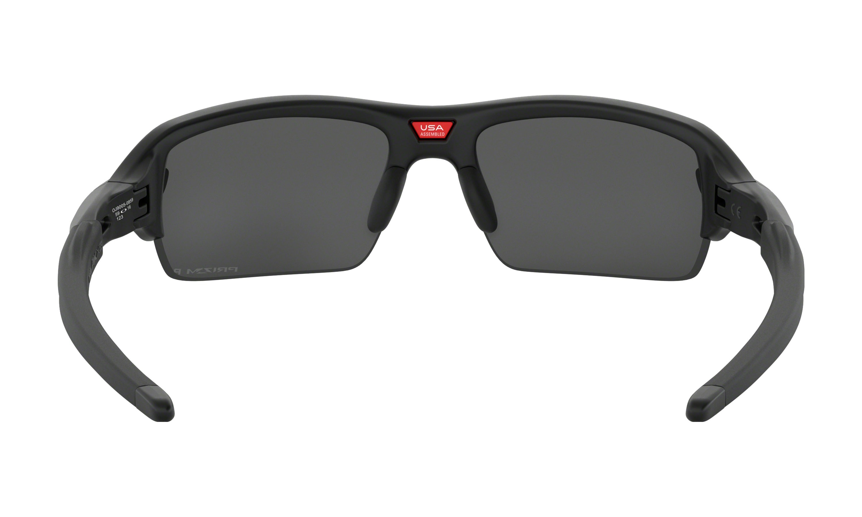 Oakley flak xs fietsbril mat zwart - prizm black polarized lens